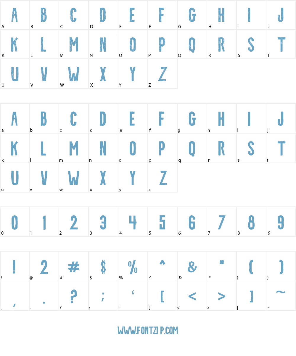 Cotte Font Character
